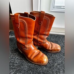 Vintage‎ western plainsmen work boots size 8.5 E